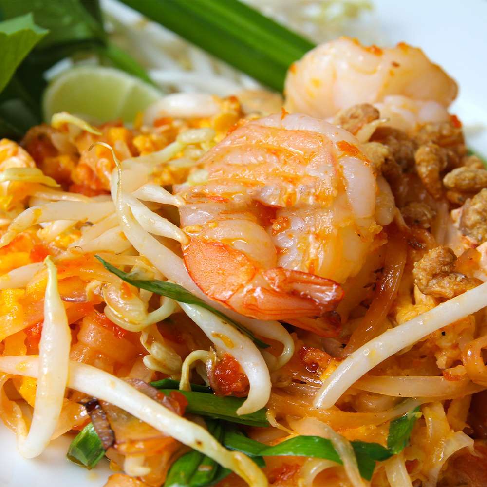 Pad thai aux crevettes