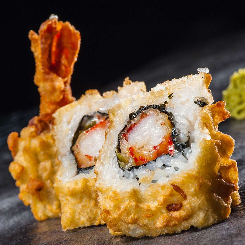 Crispy roll tempura crevette